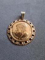 Gold plated herdenking munt John f Kennedy, Ophalen of Verzenden, Goud, Overige materialen