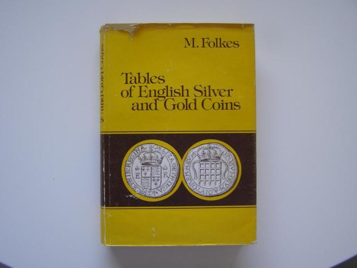 Tables of English Silver en Gold Coins, Postzegels en Munten, Munten en Bankbiljetten | Toebehoren, Boek of Naslagwerk, Ophalen of Verzenden