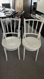 Café stoel wit 2 stuks, Ophalen, Gebruikt, Twee, Wit