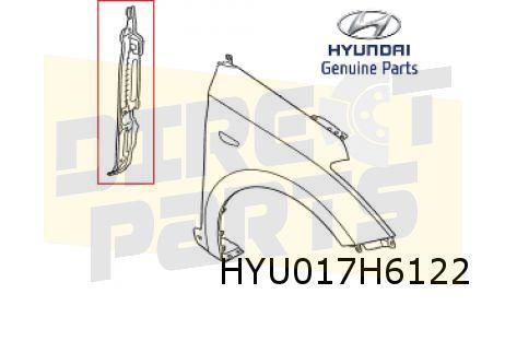 Hyundai i20 (1/15-11/20) isolatie voorscherm Rechts Originee, Auto-onderdelen, Carrosserie en Plaatwerk, Spatbord, Hyundai, Nieuw