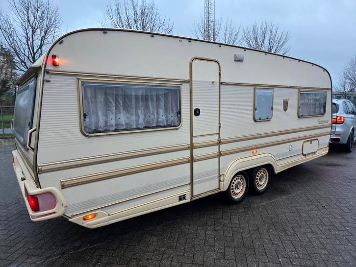 tabbert baronesse 570, Caravans en Kamperen, Caravans, Bedrijf, tot en met 4, 1500 - 2000 kg, Rondzit, Tabbert, 2 aparte bedden
