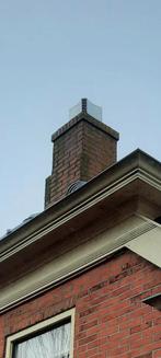 Trekkap gek schoorsteen kap RVS vierkant kachel openhaard, Ophalen of Verzenden, Gebruikt, Vrijstaande haard, Houthaard