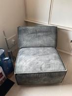 Mooi stoer velvet olijfgroen zitelement, Ophalen, Eenpersoons, 75 tot 100 cm, Zo goed als nieuw