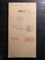 Bevrachtingsboekje Binnenscheepv. fiscale zegels 14 foto's, Verzenden, Na 1940, Gestempeld
