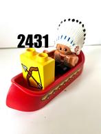 Lego Duplo 2431 - Indiaan met Kano, Verzenden, Gebruikt, Duplo