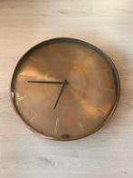 Koperen/bronze wandklok, Ophalen, Gebruikt