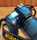 Nikon D90 met 2 lenzen (18-105 en 70-300) en div. assecoires, Spiegelreflex, Zo goed als nieuw, Nikon, Ophalen