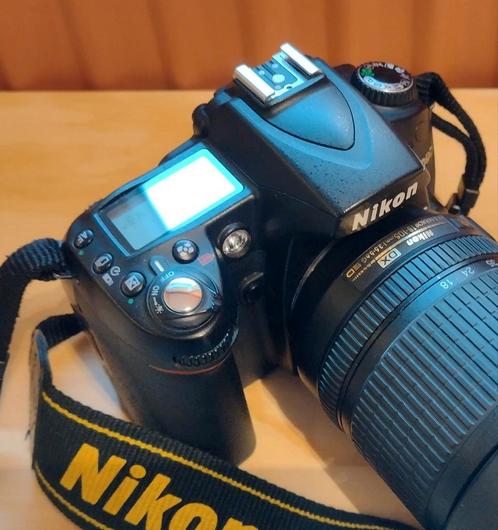 Nikon D90 met 2 lenzen (18-105 en 70-300) en div. assecoires, Audio, Tv en Foto, Fotocamera's Digitaal, Zo goed als nieuw, Spiegelreflex