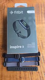 Fitbit Inspire 3 - Zo goed als nieuw, 5 dagen jong!, Zwart, Ophalen of Verzenden, Zo goed als nieuw, Fitbit