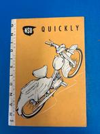 NSU Quickly Instructieboekje - Origineel, Ophalen of Verzenden, Gebruikt