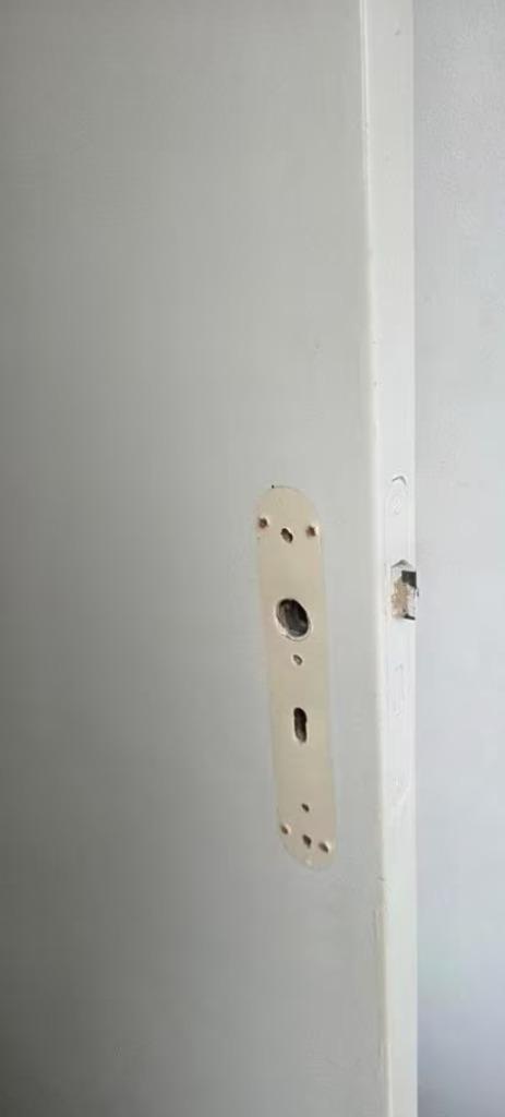 2x binnendeur met Raam - RAL9010 - Stomp, Doe-het-zelf en Verbouw, Deuren en Horren, Gebruikt, Binnendeur, 200 tot 215 cm, Minder dan 80 cm