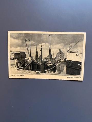 Oude Kaart Haven Oudeschild Texel beschikbaar voor biedingen