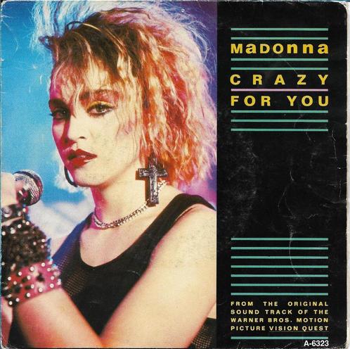 Madonna - Crazy for you, Cd's en Dvd's, Vinyl Singles, Gebruikt, Single, Pop, 7 inch, Verzenden