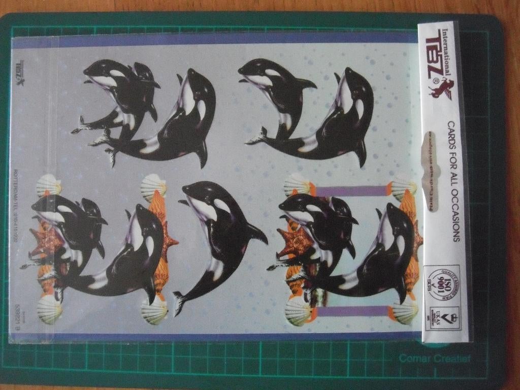 Pakketje TBZ voor 3D kaarten, Ophalen of Verzenden, Nieuw, Overige thema's, Knipvel