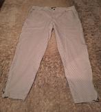 Norah - Witte 3/4 broek met streepje, maat 46, Wit, Maat 46/48 (XL) of groter, Ophalen of Verzenden, Zo goed als nieuw