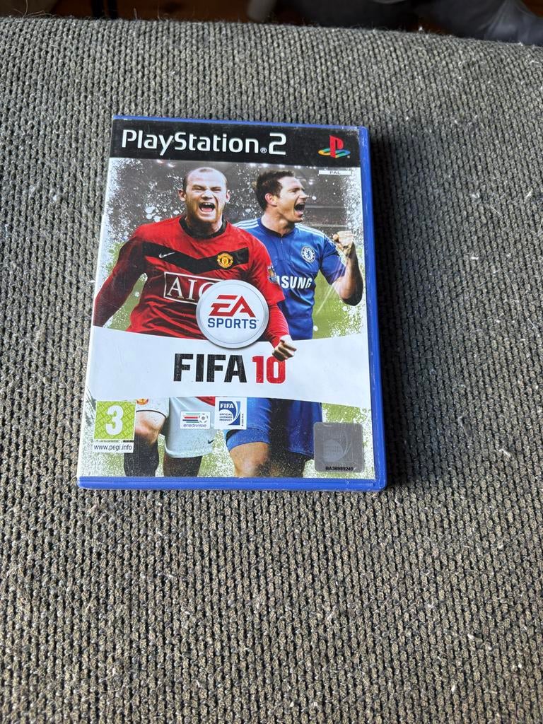 PS2 FIFA 10 - Voetbalgame, Gebruikt, Verzenden, 2 spelers, Eén computer