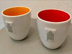 Twee leuke kopjes postcodeloterij, Keramiek, Ophalen of Verzenden, Zo goed als nieuw, Overige stijlen