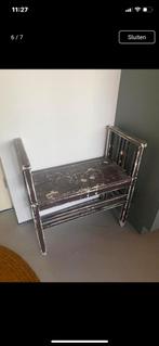 Oude houten bankje, Antiek en Kunst, Ophalen of Verzenden