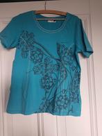 2x shirt maat 42 ( wit en blauw), Ophalen, Blauw, Maat 42/44 (L), Zo goed als nieuw