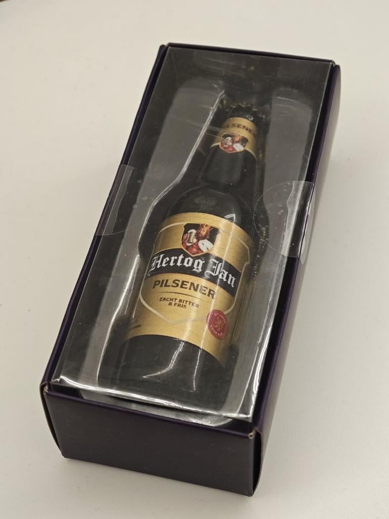 Hertog Jan Kerstbal met Flesje in Doos, Ophalen of Verzenden, Nieuw, Flesje(s), Hertog Jan