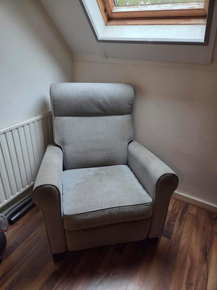 Ligstoel/Fauteuil - Heerlijk gezeten!, Huis en Inrichting, Fauteuils, Gebruikt, Stof, 75 tot 100 cm, 75 tot 100 cm, Ophalen of Verzenden