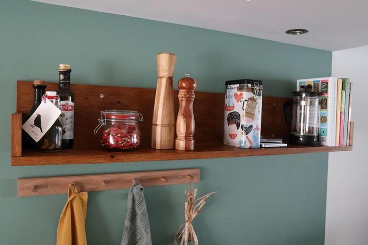 Handgemaakte houten wandplank, maatwerk mogelijk!, Huis en Inrichting, Woonaccessoires | Wandplanken en Boekenplanken, Nieuw, Ophalen of Verzenden