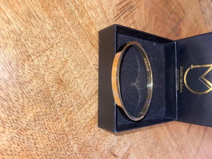 Gouden armband met diamanten, Sieraden, Tassen en Uiterlijk, Armbanden, Zo goed als nieuw, Goud, Goud, Ophalen