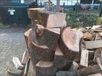 Eiken en beuken haardhout blokken om zelf te kloven, 6 m³ of meer, Ophalen of Verzenden, Blokken