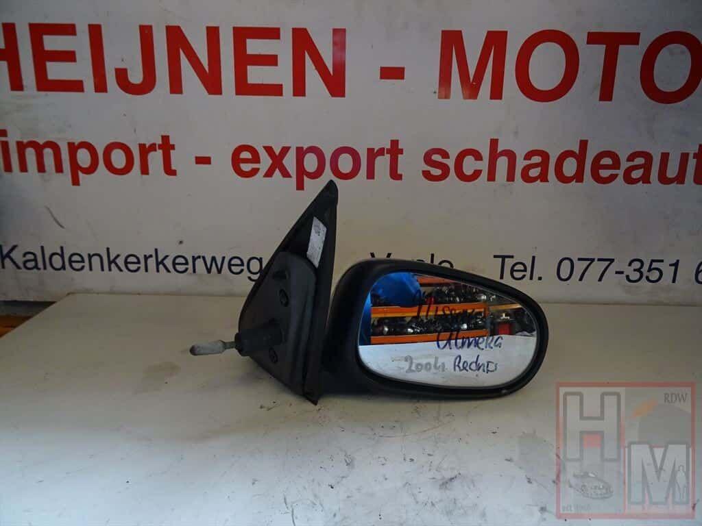 Nissan Almera Spiegel Rechts 2000 - 2006 Goud manueel, Auto-onderdelen, Spiegels, Ophalen of Verzenden