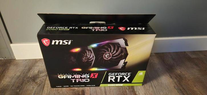 MSI RTX 2080 Super Gaming X Trio, Computers en Software, Videokaarten, Gebruikt, Nvidia, PCI-Express 3.0, GDDR6, HDMI, DisplayPort