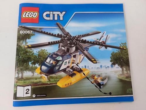 Lego City 60067 Helicopter Pursuit, Kinderen en Baby's, Speelgoed | Duplo en Lego, Zo goed als nieuw, Lego, Complete set, Ophalen of Verzenden
