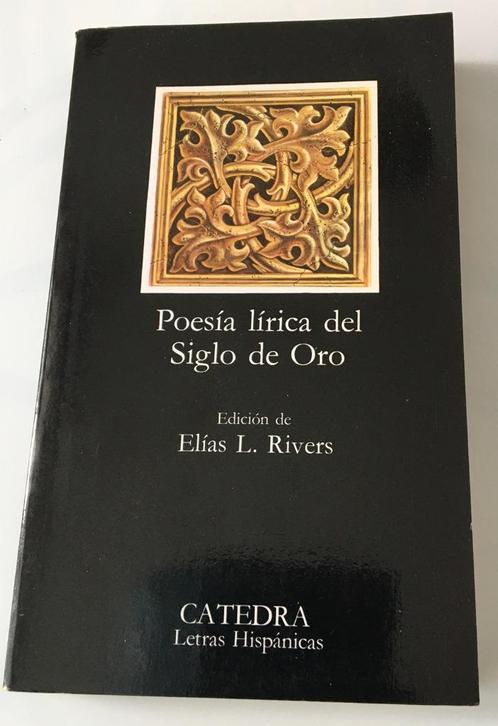 Poesía Lírica del Siglo de Oro. E. Rivers, Boeken, Taal | Spaans, Nieuw, Ophalen