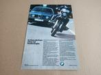Reclame (uit oud tijdschrift) BMW E24/ 6-Serie (1980) USA, Auto's, Gebruikt, Verzenden