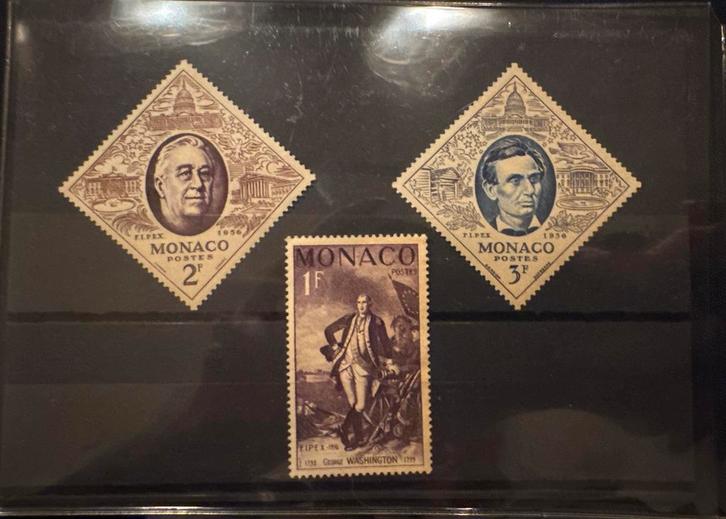 Postfrisse Monaco postzegels - FIPEX 1956, Postzegels en Munten, Postzegels | Volle albums en Verzamelingen, Buitenland, Ophalen of Verzenden