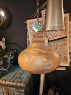 Hanglamp hout by-boo opruiming, Ophalen of Verzenden, Nieuw, Hout, Minder dan 50 cm