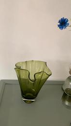 Schulp vaas/glas/groen, Antiek en Kunst, Ophalen