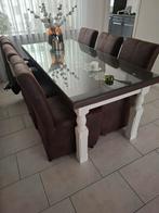 Mooie Eettafel met Stoelen, Huis en Inrichting, Complete eetkamers, Ophalen of Verzenden, Zo goed als nieuw, Modern, 4 tot 6 stoelen