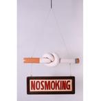 Wandbord no smoking 67 cm - verboden te roken, Ophalen, HorecaBeelden, Nieuw, HorecaBeelden