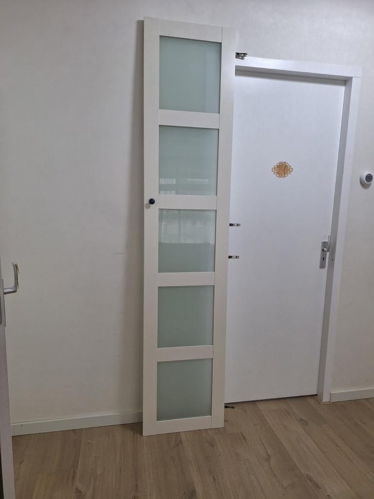 Bergsbo  ikea kastdeur met melkglas 50 bij 236, Ophalen of Verzenden, 25 tot 50 cm, 50 tot 100 cm, 200 cm of meer