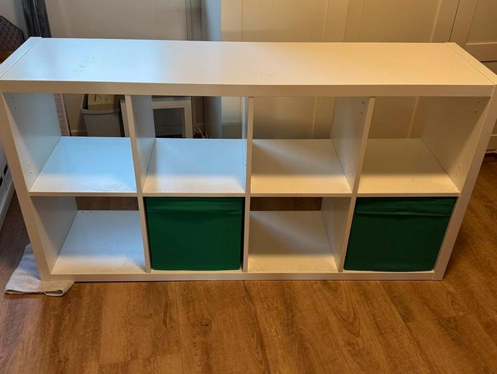 Mooie vakkenkast Kallax van Ikea, Huis en Inrichting, Kasten | Wandmeubels, Zo goed als nieuw, Minder dan 100 cm, Minder dan 150 cm