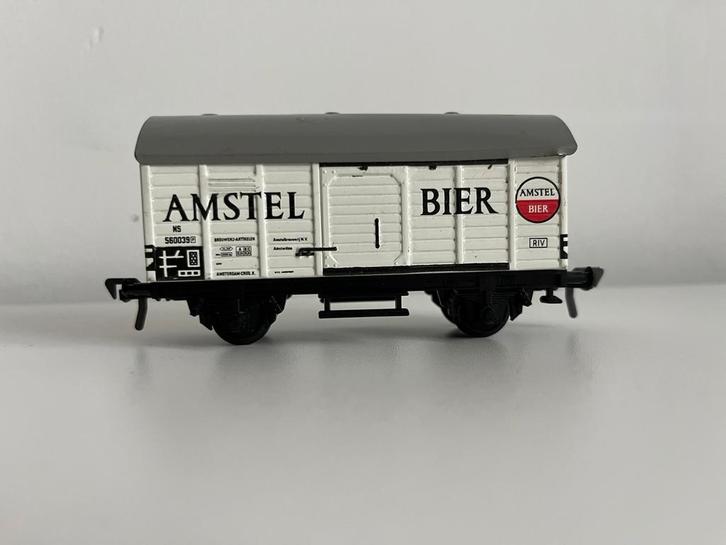 Fleischmann 1206 - NS koelwagen ‘Amstel Bier’, Hobby en Vrije tijd, Modeltreinen | H0, Zo goed als nieuw, Wagon, Gelijkstroom