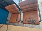 3 industriele stoelen...gratis ...of oud ijzer, Huis en Inrichting, Ophalen, Gebruikt, Zwart, Drie