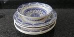 blauw wit borden kom keramiek vintage fine ware, Antiek en Kunst, Ophalen of Verzenden