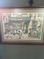 Anton Pieck Prenten - Apotheek en Bakkerij, Ophalen