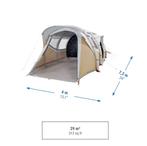 Quechua Air Seconds 6.3 F&B opblaastent + pomp, Caravans en Kamperen, Tenten, Ophalen, Zo goed als nieuw, Tot en met 6