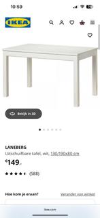 Ikea tafel uitschuifbaar, Ophalen, Gebruikt, 50 tot 100 cm, Vijf personen of meer