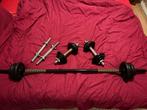 Degelijke set gewichten ijzer, Sport en Fitness, Ophalen, Gebruikt, Rug, Dumbbell