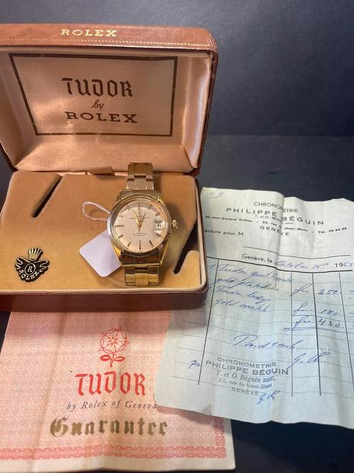 Rolex Tudor vibatge full set 1965! Fit 20cm wrist, Sieraden, Tassen en Uiterlijk, Horloges | Heren, Zo goed als nieuw, Rolex, Staal