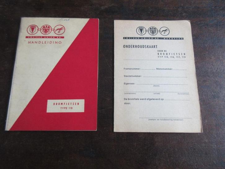 Zweirad Union 118 handleiding instructieboekje manual, Motoren, Handleidingen en Instructieboekjes, Overige merken, Ophalen of Verzenden