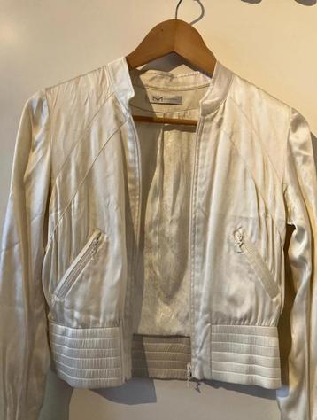 Roomwit Zijden jasje van M by Madonna H&M maat 34/XS beschikbaar voor biedingen